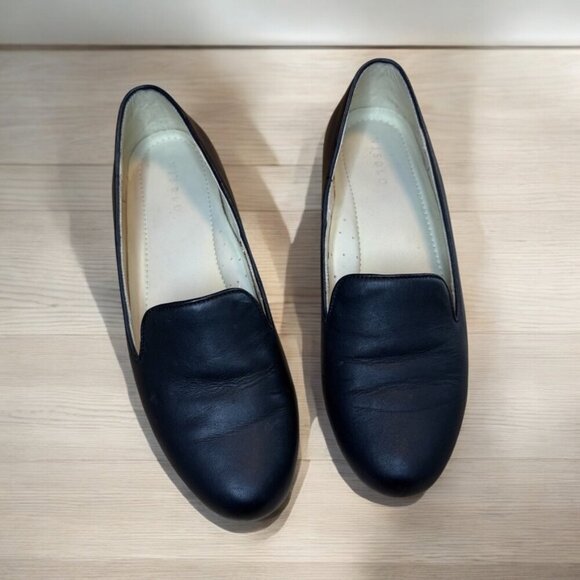 Nisolo black leather flats size 8.5 - Picture 1 of 8